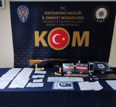 Kastamonu'da organize suç örgütü operasyonu: 5 gözaltı