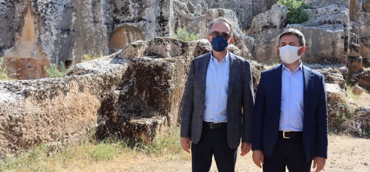 Kültür Varlıkları ve Müzeler Genel Müdürü Yazgı, Adıyaman'da incelemelerde bulundu