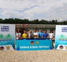 Kürek sporunda Türkiye parkuru olması hedeflenen Meriç Nehri tam not aldı