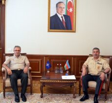 NATO Kara Komutanlığı Kurmay Başkanı Tokel, Azerbaycan Savunma Bakanı Orgeneral Hasanov'la görüştü