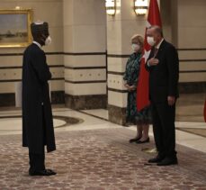 Nijerya'nın Ankara Büyükelçisi Abba, Cumhurbaşkanı Erdoğan'a güven mektubunu sundu