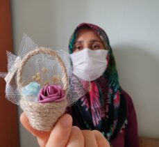 Osmaniye'de evsel atıklar kadınlar tarafından el işi ürünlere dönüştürülüyor