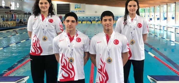 Paletli Yüzme Genç Milli Takımı, dünya şampiyonu oldu