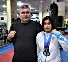 Şanlıurfalı genç kick boksçu Fatma Nursev Akaltun'un hedefi dünya şampiyonluğu