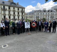 Şehit diplomat Yergüz için Cenevre'de anma töreni düzenlendi