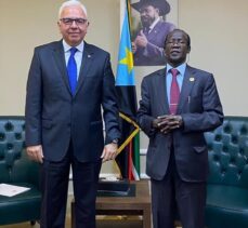 Türkiye'nin Cuba Büyükelçisi Mutaf, Güney Sudan Cumhurbaşkanı Yardımcısı Igga ile görüştü