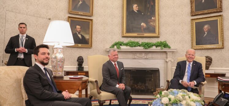 ABD Başkanı Biden, Ürdün Kralı 2. Abdullah ile Beyaz Saray'da bir araya geldi