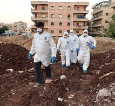 Afrin'de 35 kişinin gömüldüğü toplu mezar bulundu