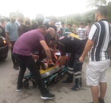 Amasya'da iki otomobil çarpıştı:  4 yaralı
