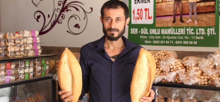Antalya'da zam talep eden meslektaşlarına kızan fırıncı, ekmeği 1,5 liradan satışa sundu