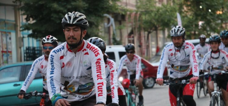 “Bitlis Nemrut'tan Adıyaman Nemrut'a Pedallıyoruz” ekibi Kahta'ya ulaştı
