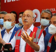 CHP Genel Başkanı Kılıçdaroğlu, Antalya Kriz Merkezi'nde konuştu: