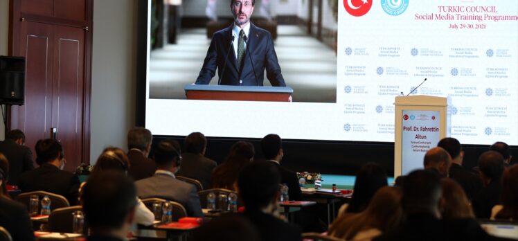 Cumhurbaşkanlığı İletişim Başkanı Altun, Türk Konseyi Sosyal Medya Eğitim Programı'nda konuştu: