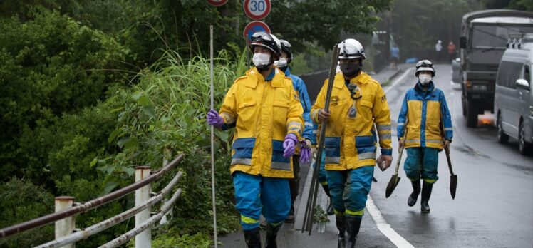 Japonya'daki heyelan ve taşkında 2 kişi öldü, 20 kişi kayboldu