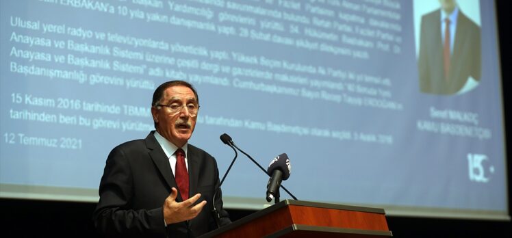 Kamu Başdenetçisi Malkoç'tan “15 Temmuz ve Türkiye'nin Geleceği” konferansı: