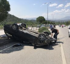 Karabük'te otomobil devrildi: 5'i çocuk 6 yaralı