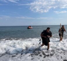 Kastamonu'da denizde kaybolan genci arama çalışmaları sürüyor