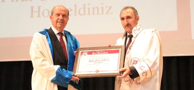KKTC Cumhurbaşkanı Tatar, Elazığ'da düzenlenen konferansta konuştu: