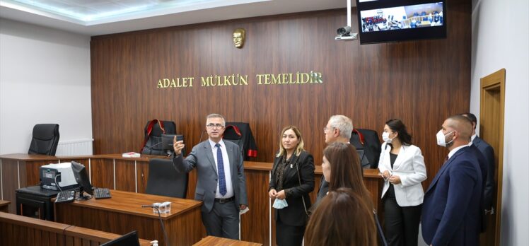 KKTC Meclisi Hukuk, Siyasi İşler ve Dış İlişkiler Komitesi ​​Başkanı Öztürk'ten Türkiye Adalet Akademisine ziyaret