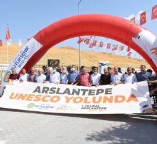 Arslantepe UNESCO Yolunda Bisiklet Yarışı, Malatya'da yapıldı