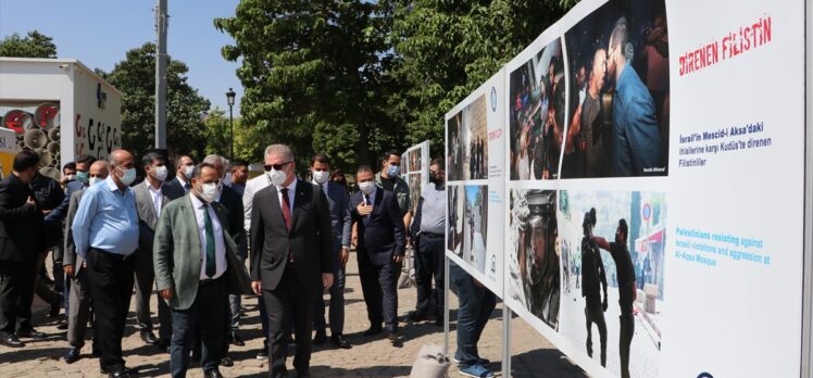 Medya-İş Gaziantep'te AA'nın fotoğraflarından oluşan “Direnen Filistin” konulu sergi açtı
