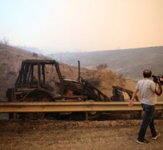 GÜNCELLEME – Mersin Silifke'deki orman yangınına müdahale sürüyor