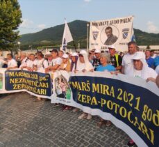 Bosna'da ölüm yolunda “Barış Yürüyüşü” sona erdi