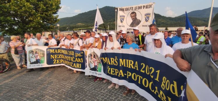 Bosna'da ölüm yolunda “Barış Yürüyüşü” sona erdi