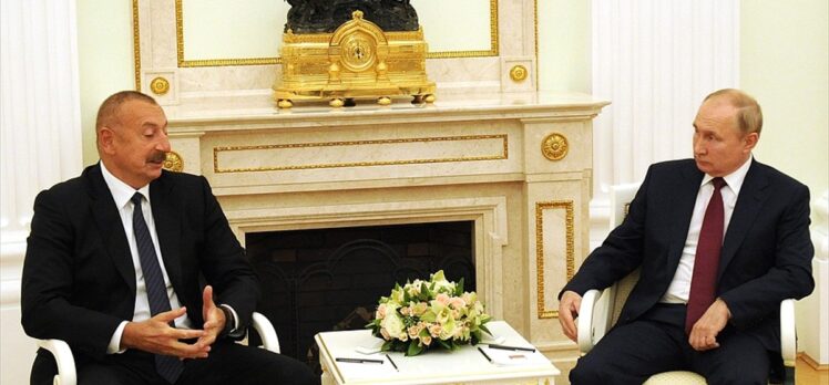 Rusya Devlet Başkanı Putin ile Azerbaycan Cumhurbaşkanı Aliyev, bölgesel sorunları görüştü