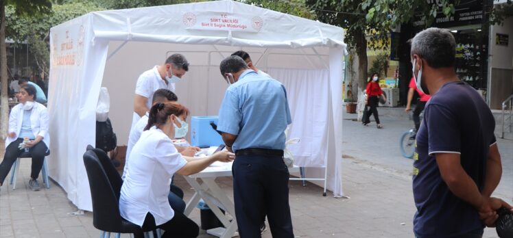 Siirt'te her gün bir mahallede mobil Kovid-19 aşı çadırı kurulacak