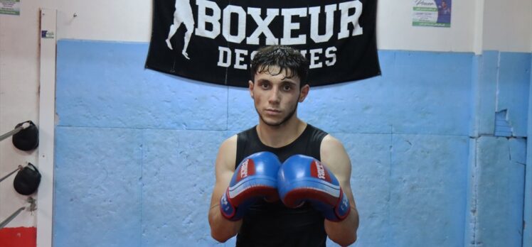 Suriyeli boks antrenörü, Kilis'te geleceğin şampiyonlarını yetiştirmek için çalışıyor