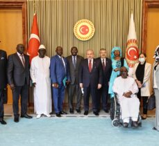 TBMM Başkanı Şentop, Senegal-Türkiye Parlamentolar Arası Dostluk Grubu'nu kabul etti: