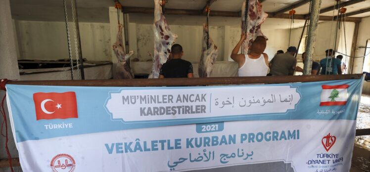 Türkiye Diyanet Vakfı, Lübnan’da 20 bin aileye kurban eti dağıtacak