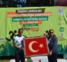 Türkiye Oryantiring Şampiyonası orta mesafe yarışları tamamlandı