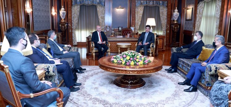 Türkiye'nin Bağdat Büyükelçisi Güney, Erbil'de IKBY Başkanı Barzani ile görüştü