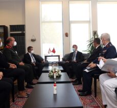 Akar, KKTC Dışişleri Bakanı Ertuğruloğlu ile görüştü