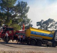 Bağcılar Belediyesi ekipleri, Manavgat'ta yangın söndürme çalışmalarına destek oluyor