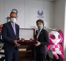 Bakan Kasapoğlu, Olimpiyat ve Paralimpik Oyunları Organizasyon Komitesi Başkanı Seiko Hashimoto ile görüştü