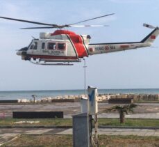 Bozkurt'ta selde mahsur kalan vatandaşlar helikopterlerle tahliye ediliyor