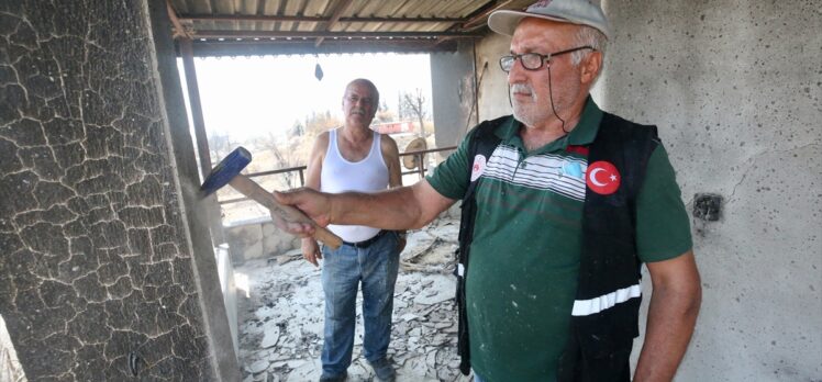 Çevre ve Şehircilik Bakanlığı Manavgat'ta hasar tespit çalışmalarını sürdürüyor