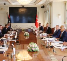 Cumhurbaşkanı Erdoğan ve Libya Başbakanı Dibeybe, heyetler arası görüşmede bir araya geldi