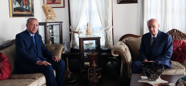 Cumhurbaşkanı Erdoğan'ın, MHP Genel Başkanı Bahçeli'yi ziyareti sona erdi