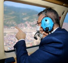Cumhurbaşkanı Yardımcısı Oktay, sel bölgesinde incelemelerde bulunmak üzere Sinop'a geldi