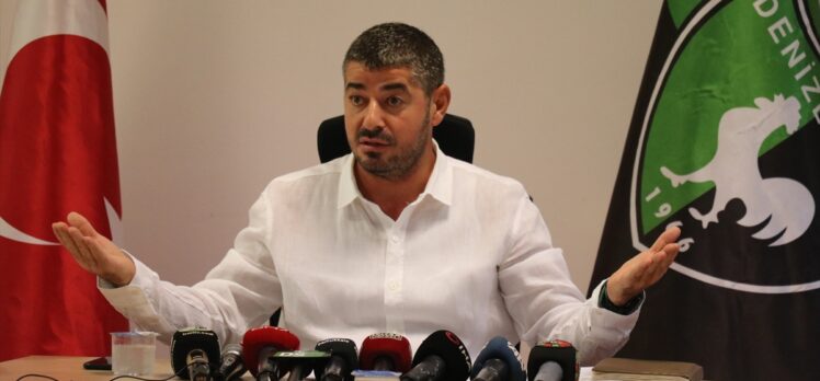 Denizlispor Kulübü Başkanı Mehmet Uz: “Hedefimiz kesinlikle ligde kalmak”