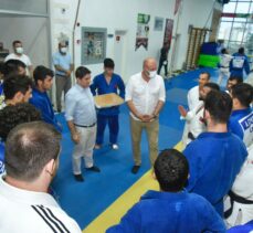 Genç erkek milli judocuların Azerbaycan ile ortak hazırlık çalışmaları, Samsun'da sürüyor