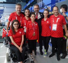 Gençlik ve Spor Bakanı Kasapoğlu, paralimpik milli yüzücüleri tebrik etti