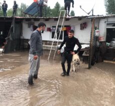GÜNCELLEME – Kars'ta sağanak nedeniyle iki köyde su baskını oldu