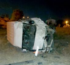 Kayseri'de minibüs ile otomobil çarpıştı: 4 yaralı