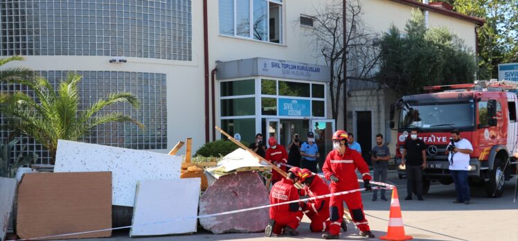 Kocaeli'de deprem tatbikatı yapıldı