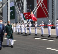 Cumhurbaşkanı Erdoğan, Pakistan MİLGEM Korvet Projesi 1'inci Gemi Denize İniş ve Açık Deniz Karakol Gemisi Projesi 1'inci Gemi Sac Kesim Töreni'nde konuştu: (2)